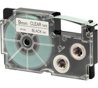 Nastro - 9 mm x 8 mt - nero bianco - Casio