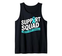 Nastro color foglia di tè della squadra di supporto per la sensibilizzazione al cancro ovarico Canotta
