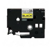 Nastro compatibile con Brother TZ-S661/TZe-S661, 36mm x 8m,extr.adh. testo nera/sfondo giallo