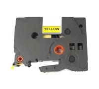 Nastro compatibile con Brother TZ-SL661 / TZe-SL661, 36mm x 8m, testo nera / sfondo giallo