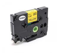 Nastro compatibile con Brother TZe-V621, 9mm x 5,5m, testo nera / sfondo giallo, vinile