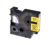 Nastro compatibile con Dymo 18054, S0718290, 9mm x 1, 5m testo nera / sfondo giallo