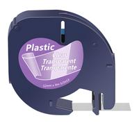 Nastro compatibile DYMO 12267 - 12mm x 4m - Nero Stampa / Sottostrato Trasparente