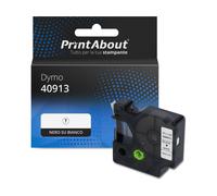 Nastro compatibile Dymo 40913 (S0720680) - Nero su bianco (9 mm)