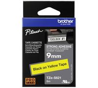Nastro con adesivo extra resistente Brother TZe TZe-S621 Colore Nastro: Giallo