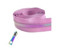 Nastro con cerniera in nylon da 2 a 10 metri con cursori per chiusura di zaini e giacche, kit di riparazione per vestiti, cucito fai da te 5#,Colore 35,2 metri - 2 pezzi di cursori