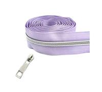Nastro con cerniera in nylon da 2 a 10 metri con cursori per chiusura di zaini e giacche, kit di riparazione per vestiti, cucito fai da te 5#,Colore 20,10 metri - 10 pezzi di cursori