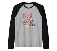 Nastro con elefante per la consapevolezza dell'amiloidosi "I'm a Warrior" Maglia con Maniche Raglan