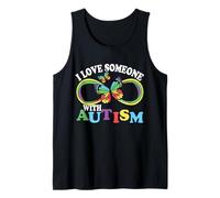 Nastro con Farfalla I Love Someone with Autism Awareness Canotta
