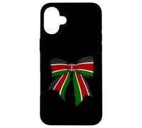 Nastro con fiocco a forma di civetta per bambina, motivo: Kenya Kenyan Pride Custodia per iPhone 16 Plus