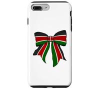 Nastro con fiocco a forma di civetta per bambina, motivo: Kenya Kenyan Pride Custodia per iPhone 7 Plus/8 Plus