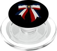 Nastro con fiocco a forma di civetta per ragazza con bandiera dello Utah State PopSockets PopGrip per MagSafe