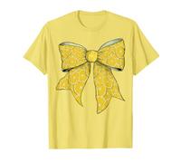 Nastro con Fiocco Giallo con Fetta di Limone Maglietta