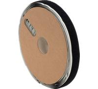 Nastro con gancio e anello swg autoadesivo con occhielli 20 mm x 10 metri nero