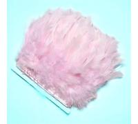 Nastro con piume bianche da 1 metro per artigianato, larghezza 10-15 cm, frange versatili per abiti da sposa fai da te e accessori per la casa