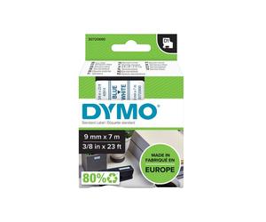 Nastro D1 standard 409140 - 9 mm x 7 mt - PL - blu/bianco - Dymo