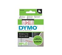 Nastro Dymo 45015 (S0720550) - Rosso su bianco (12 mm)