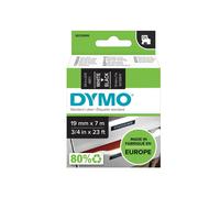 Nastro D1 standard 458110 - 19 mm x 7 mt - PL - bianco/nero - Dymo