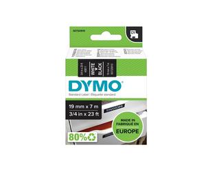 Nastro D1 standard 458110 - 19 mm x 7 mt - PL - bianco/nero - Dymo