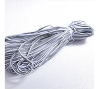 Nastro da cucire in PET rifrangente silver intrecciato extra spessore - 10mt x 1