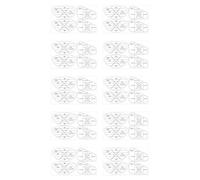 Nastro da golf per mazze da golf, 10 fogli di guide per l'allineamento del golf, per donne, uomini, adolescenti, atleti, oscillazione, pratica a distanza, al chiuso