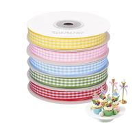 Nastro Da Imballaggio - 5 Rotoli Da 10 Metri Di Filo Per Palloncini Multicolori, Con Per Capelli, Bouquet Di Fiori, Ghirlande, Progetti Artistici, Matrimoni, Compleanni, Feste, Bombonier