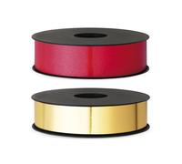 Nastro da regalo in rocchetto Brizzolari 30 mm x 100 mt oro conf. 10 pezzi - 687