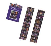 Nastro decorativo a tema libreria, 40 mm x 2 m, impermeabile, B | Adesivo impermeabile in PET per album di ritagli, diari, planner, album fotografici, quaderni, creazione di biglietti