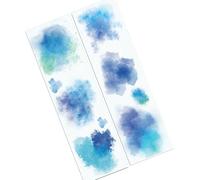 Nastro Decorativo Acquerello Estetico 50 Mmx2m Scrapbooking Resistente All'acqua Per Planner Per Diapositive Del Diario