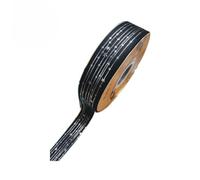 Nastro decorativo con motivo a stelle, 44 m x 2,5 cm di larghezza, nastro in raso multicolore per confezioni regalo fai da te, fiocchi, torte, composizioni floreali, 12 colori (D)