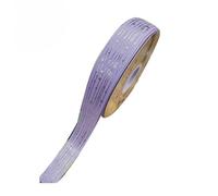 Nastro decorativo con motivo a stelle, 44 m x 2,5 cm di larghezza, nastro in raso multicolore per confezioni regalo fai da te, fiocchi, torte, composizioni floreali, 12 colori (L)