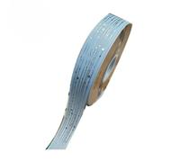 Nastro decorativo con motivo a stelle, 44 m x 2,5 cm di larghezza, nastro in raso multicolore per confezioni regalo fai da te, fiocchi, torte, composizioni floreali, 12 colori (A)