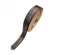 Nastro decorativo con motivo a stelle, 44 m x 2,5 cm di larghezza, nastro in raso multicolore per confezioni regalo fai da te, fiocchi, torte, composizioni floreali, 12 colori (I)