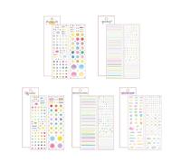 Nastro Decorativo In PET Fustellato Pre-tagliato Per Journaling