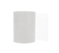 Nastro decorativo in tulle 8 cm x 20 m, la bobina di tulle, vari colori disponibili (bianco)