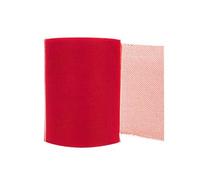 Nastro decorativo in tulle 8 cm x 20 m, la bobina di tulle, vari colori disponibili (rosso)