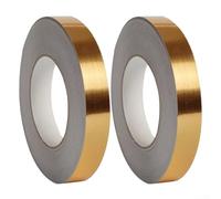 Nastro decorativo per pareti e decorazioni per la casa, colore oro, argento e nero, per interni eleganti (1 cm, 50 m, oro)