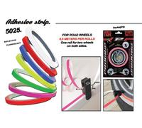 NASTRO DECORATIVO PER RUOTE (CON APPLICATORE) GIALLO FLUO (6,2 M) (PG5025YEL) (5