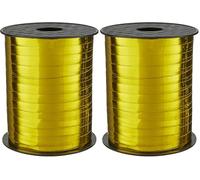 Nastro decorativo Ribbon (5 mm x 460 mt), oro (Confezione da 2)