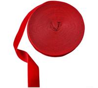 Nastro Decorativo Rustico 10M per Fai da Te(2.5CM Light red) | per velluto morbido, aspetto rustico, per ideale per confezionare regali natalizi eleganti e chic