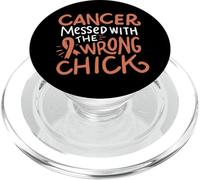 Nastro del regalo di Chemo endometriale di combattere la consapevolezza del cancro uterino PopSockets PopGrip per MagSafe