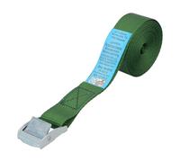 Nastro di ancoraggio a cricchetto 4 metri x 25 mm. Cricchetto metallico automatico, Cincha, Imbragatura merce, cinghia di fissaggio