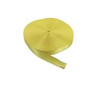 Nastro di ancoraggio in poliestere 35 mm x 50 m, resistente e durevole, ideale per fissare carichi e realizzare legami in progetti vari.