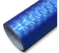 Nastro di avvertenza riflettente fluorescente autoadesivo, confezione da 3 nastri riflettenti multicolore 30 cm x varie dimensioni(Dark blue,30cm x 600cm)