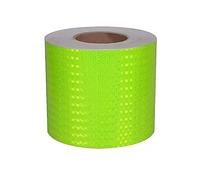 Nastro di avvertenza riflettente fluorescente autoadesivo, nastro multicolore 3-50 m(Fluorescent Green,50m)