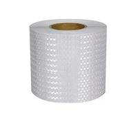 Nastro di avvertenza riflettente fluorescente autoadesivo, nastro multicolore 3-50 m(Wit,50m)