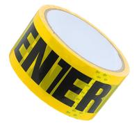 Nastro di Avvertimento Do Not Enter Giallo Bopp per Segnalazione | Testo Nero Ben Visibile, Resiste al Passaggio Pedonale, per Cantieri, Rampe e Controllo Folla