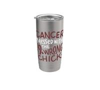 Nastro di Borgogna del regalo di Chemo di consapevolezza del cancro del miel Bicchiere termico in acciaio inox doppia parete