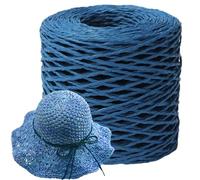 Nastro di carta da involucro - String Pulp Rafia String Kraft Craft | Nastro rafia forte e flessibile con set di forbici | Filo intrecciato di paglia di cotone per giocattoli e decorazioni