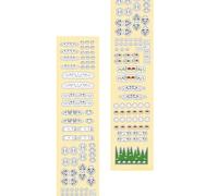 Nastro di carta decorativo da 2 m, con panda, motivo a bussare, per pianificatori e regali, per personalizzare il capitale artigianale